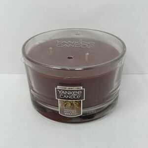 Yankee Candle Autumn Wreath‎ Scent Triple Wick Large 17 oz Glass Jar - Never Lit